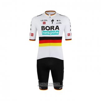 2022 Maillot Cyclisme Bora-hansgrone Blanc Manches Courtes et Cuissard