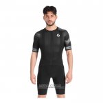 2022 Maillot Cyclisme Scott Noir Manches Courtes et Cuissard(1)