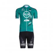 2022 Maillot Cyclisme Vital Concept-bb Hotels Lumiere Vert Manches Courtes et Cuissard