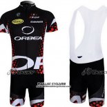 2013 Maillot Ciclismo Orbea Noir et Rouge Manches Courtes et Cuissard