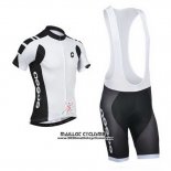 2014 Maillot Ciclismo Assos Blanc et Noir Manches Courtes et Cuissard