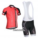 2014 Maillot Ciclismo Nalini Noir et Rouge Manches Courtes et Cuissard