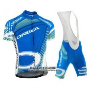 2015 Maillot Ciclismo Orbea Azur et Noir Manches Courtes et Cuissard