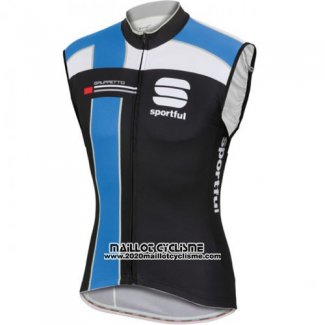 2016 Gilet Coupe-vent Sportful Noir et Bleu