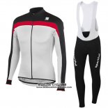 2016 Maillot Ciclismo Sportful Blanc Manches Longues et Cuissard