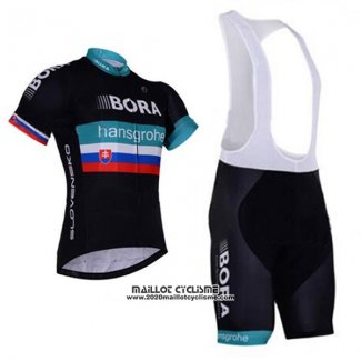 2017 Maillot Ciclismo Bora Hansgrohe Noir Manches Courtes et Cuissard