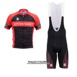 2017 Maillot Ciclismo Niner Rouge Manches Courtes et Cuissard