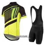 2017 Maillot Ciclismo Pearl Izumi Jaune Manches Courtes et Cuissard