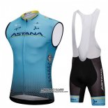 2018 Gilet Coupe-vent Astana Azur