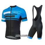 2018 Maillot Ciclismo Nalini Fatica Bleu Manches Courtes et Cuissard