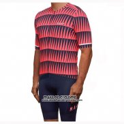 2019 Maillot Ciclismo MAAP Rouge Noir Manches Courtes et Cuissard