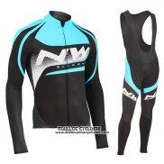 2019 Maillot Ciclismo Northwave Azur Blanc Noir Manches Longues et Cuissard