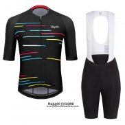 2020 Maillot Ciclismo Rapha Noir Manches Courtes et Cuissard