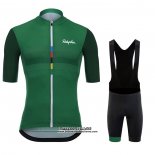 2020 Maillot Ciclismo Rapha Vert Manches Courtes et Cuissard