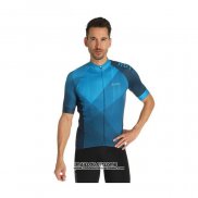 2021 Maillot Cyclisme Loffler Bleu Manches Courtes et Cuissard