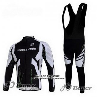 2012 Maillot Ciclismo Cannondale Noir Manches Longues et Cuissard