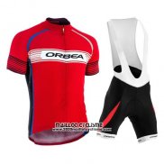 2015 Maillot Ciclismo Orbea Rouge Manches Courtes et Cuissard