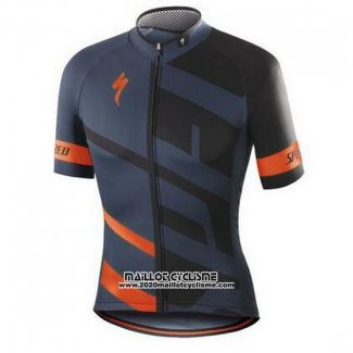 2016 Maillot Ciclismo Specialized Orange et Gris Manches Courtes et Cuissard