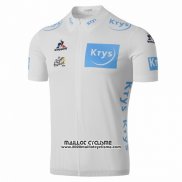 2016 Maillot Ciclismo Tour de France Blanc Manches Courtes et Cuissard