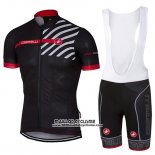 2017 Maillot Ciclismo Castelli Noir Manches Courtes et Cuissard