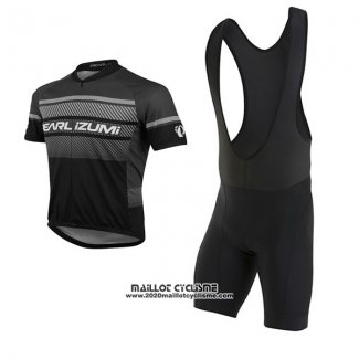 2017 Maillot Ciclismo Pearl Izumi Gris et Noir Manches Courtes et Cuissard