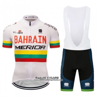 2018 Maillot Ciclismo Bahrain Merida Champion Lituanie Manches Courtes et Cuissard