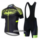 2019 Maillot Ciclismo Northwave Noir Vert Manches Courtes et Cuissard