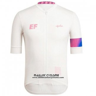 2019 Maillot Ciclismo Rapha Blanc Manches Courtes et Cuissard