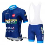 2020 Maillot Ciclismo Joker Fuel Bleu Manches Courtes et Cuissard