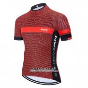 2020 Maillot Ciclismo Northwave Rouge Noir Blanc Manches Courtes et Cuissard