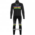 2020 Maillot Ciclismo UCI Mondo Champion Trek Segafredo Noir Manches Longues et Cuissard