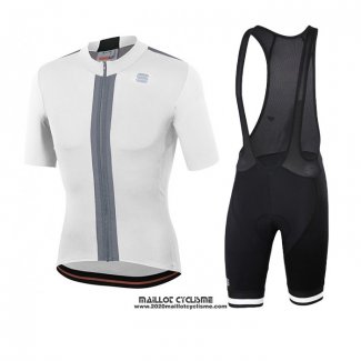 2020 Maillot Cyclisme Sportful Blanc Manches Courtes et Cuissard