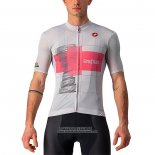 2021 Maillot Cyclisme Giro d'Italia Blanc Rose Manches Courtes et Cuissard