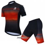 2021 Maillot Cyclisme R Star Noir Orange Manches Courtes et Cuissard 2021 Maillot Cyclisme R Star Noir Orange Manches Courtes et Cuissard