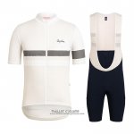 2021 Maillot Cyclisme Rapha Blanc Manches Courtes et Cuissard