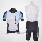 2011 Maillot Ciclismo Capo Noir et Blanc Manches Courtes et Cuissard