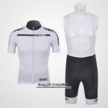 2011 Maillot Ciclismo Giordana Blanc Manches Courtes et Cuissard
