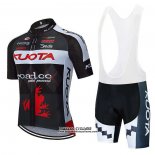 2011 Maillot Ciclismo Kuota Noir et Blanc Manches Courtes et Cuissard