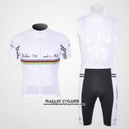 2011 Maillot Ciclismo Nalini Blanc Manches Courtes et Cuissard