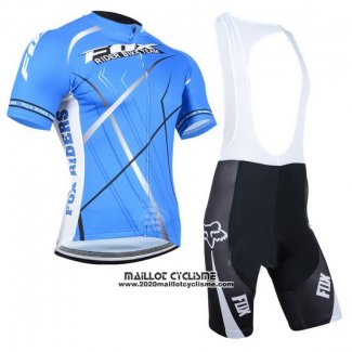 2014 Maillot Ciclismo Fox Azur Manches Courtes et Cuissard