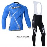 2014 Maillot Ciclismo Fox Azur Manches Longues et Cuissard