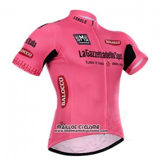 2015 Maillot Ciclismo Giro D'italie Rose Manches Courtes et Cuissard