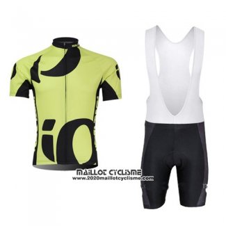 2015 Maillot Ciclismo Pearl Izumi Noir et Vert Manches Courtes et Cuissard