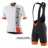2015 Maillot Ciclismo Specialized Rouge Blanc Manches Courtes et Cuissard