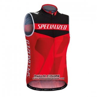 2016 Gilet Coupe-vent Specialized Noir et Rouge