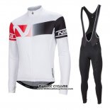 2016 Maillot Ciclismo Nalini Rouge et Blanc Manches Longues et Cuissard