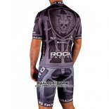 2016 Maillot Ciclismo Rock Racing Marron Manches Courtes et Cuissard