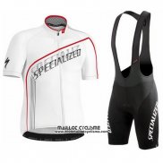 2016 Maillot Ciclismo Specialized Lumiere Blanc Manches Courtes et Cuissard