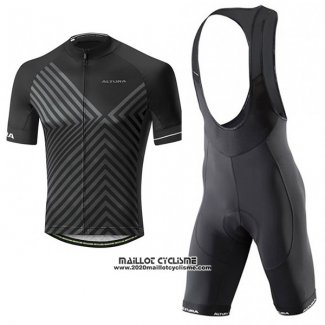 2017 Maillot Ciclismo Altura Peloton Noir Manches Courtes et Cuissard