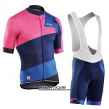 2017 Maillot Ciclismo Northwave Extreme Rouge et Bleu Manches Courtes et Cuissard